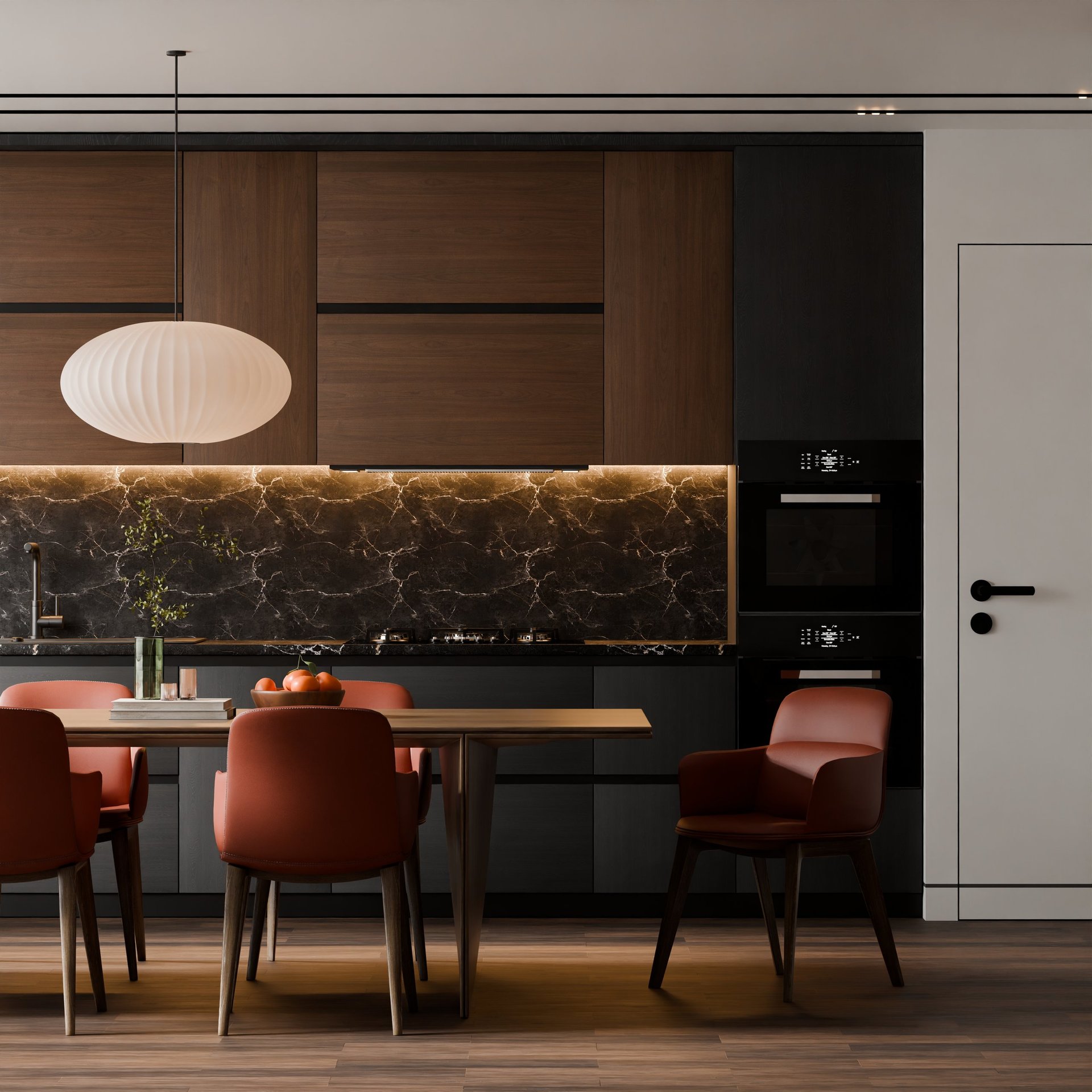 Modern luxury kitchen interior